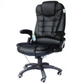 **Ergonomische Leren Bureaustoel met Elektrische Verstelling**