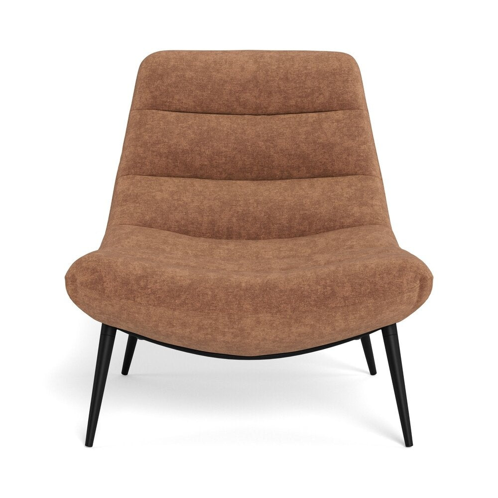 **Technische titel in het Nederlands:** Moderne leunstoel met slank ontwerp en comfortabele bekleding