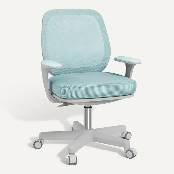 **Ergonomische bureaustoel met ademende stof en verstelbare armleuningen**